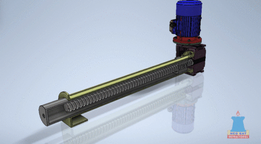 2.2千瓦NMRV线性执行器3D图纸 STP格式缩略图